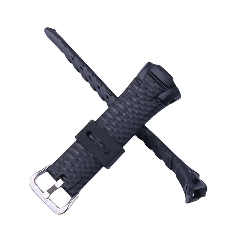 Watch Strap accessories Pin buckle compatible with Casio GW-500 GW-501 GW-530 GW-M500 M530 Resin watch band men's bracelet