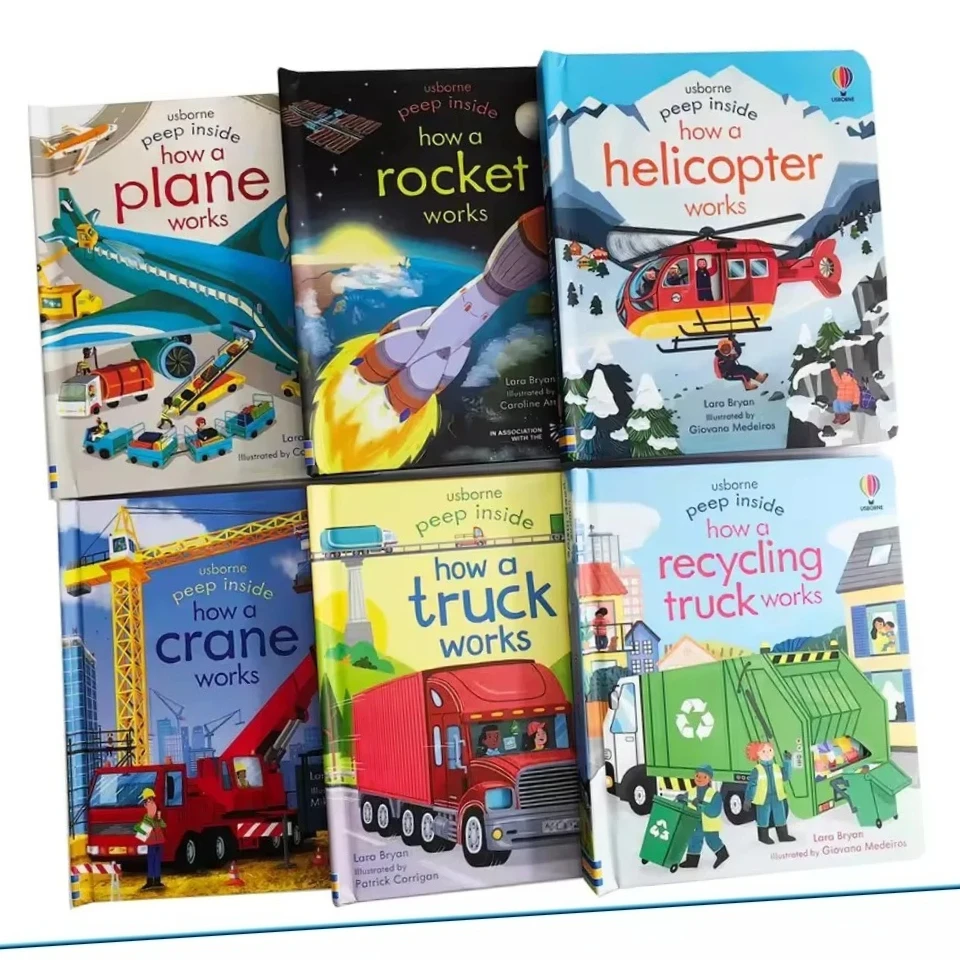 

Бестселлер: серия Usborne «Загляни внутрь: Как всё устроено» — научно-популярная иллюстрированная книга на английском языке для ежедневного чтения перед сном.