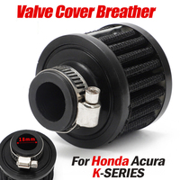 K20 K24 Valve Cover Breather Filter 18mm For Acura Integra RSX Civic K-Series Eg Ek Dc2 Valve Cover Breather Crankcase Filter