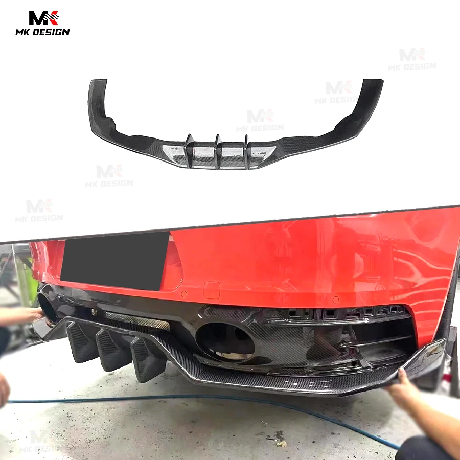 

Carbon Fiber Rear Bumper Lip Rear Diffuser for Porsche 911 992 Carrera 2019-2023 Rear Lip Diffuser Spoiler Auto Parts