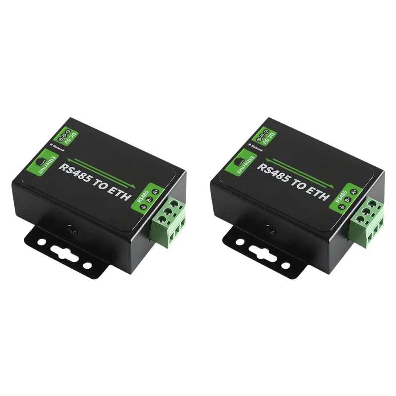 Convertitore ABZW 2X da RS485 a Ethernet con RS485 a bassa potenza ad alta velocità a RJ45 Facile da comunicare tra la spina americana