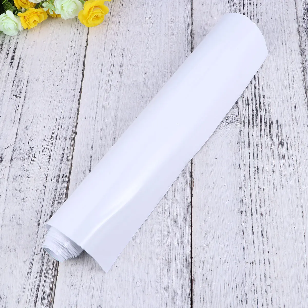 

Glossy Bright White Car Sticker Film PVC Self-Adhesive Waterproof Easy to Stick Cuttable for Car Motorcycle Laptop Window