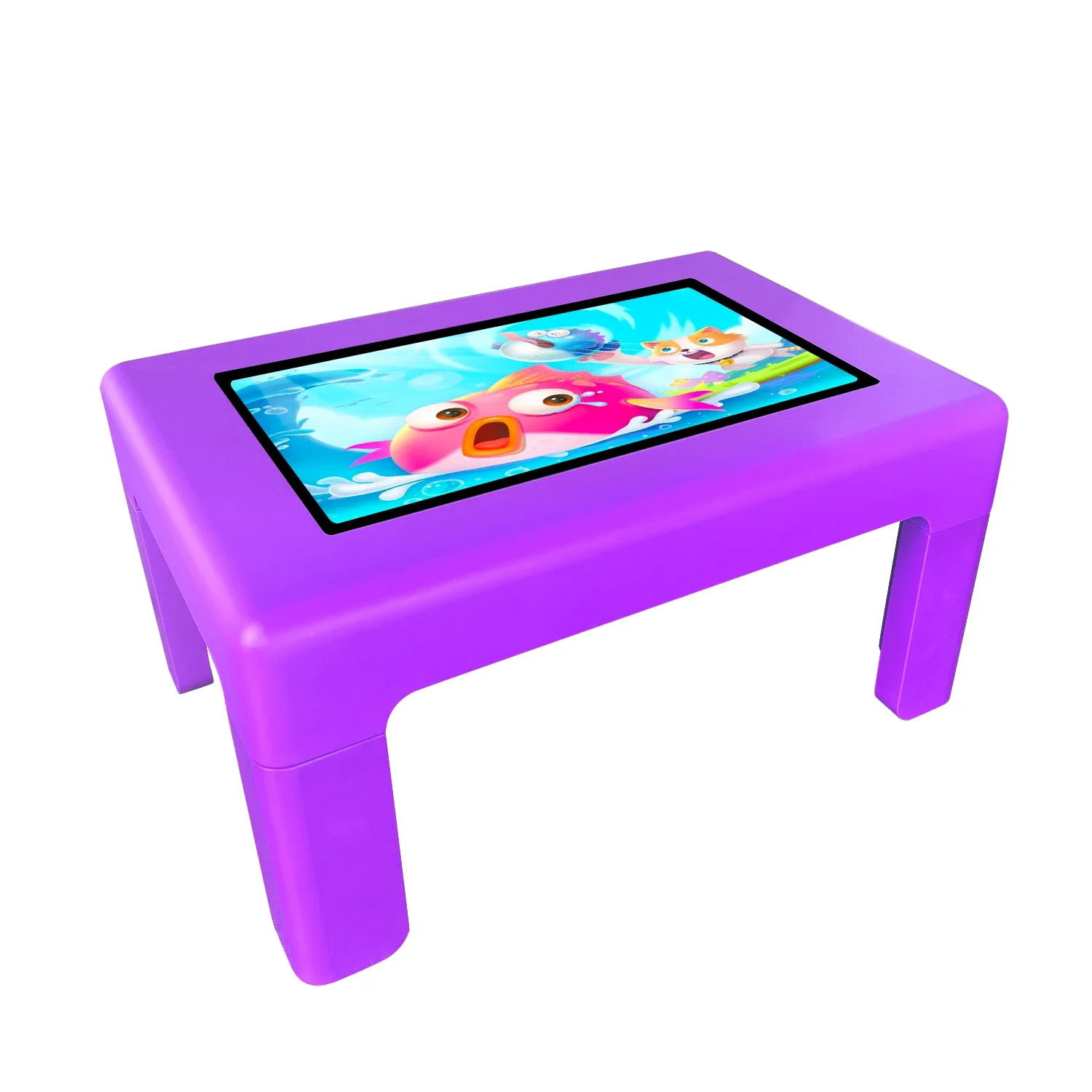 4K Waterproof school smart interactive game multi touch screen smart kids table