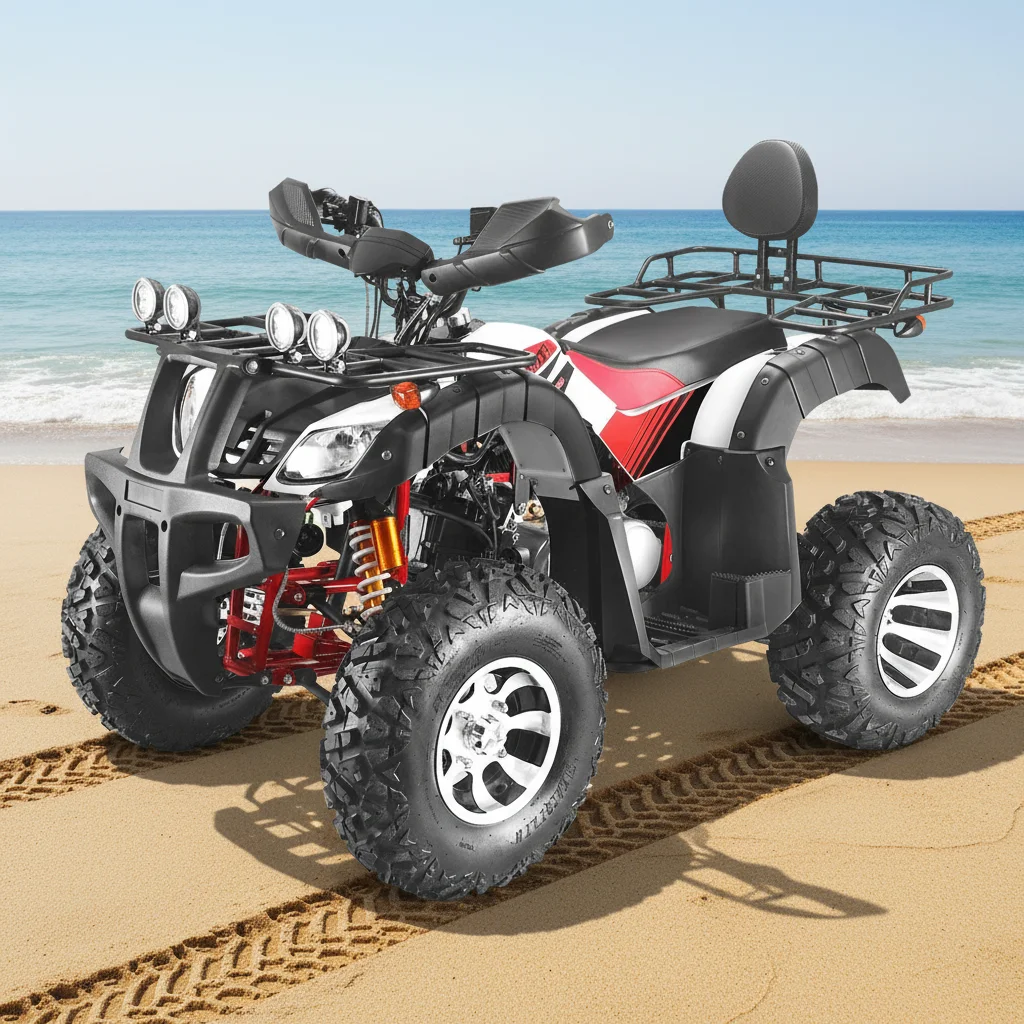 Tao Motor 200cc 48V Quad  Automatic Tao Motor Bull 200 Quad ATV  with EPA ECE Electric Start Atv  Chain Drive 2WD