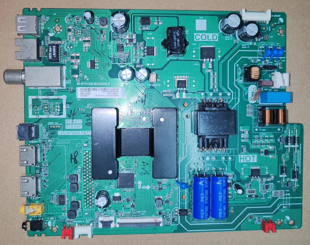 

TPD.RT2841T.PB776 RTK2841 RT41KT2 WiFi network three in one TV motherboard tested, physical photos shipped