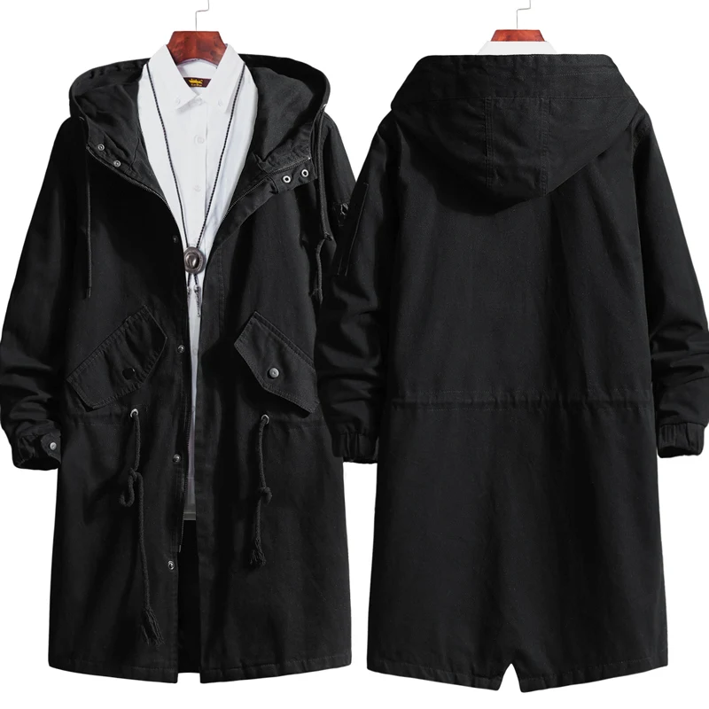 Anime Fate Grand Order Trench Hoodie Overcoat Fashion Cotton Zipper Men Fall Winter Jacket Cosplay Costume Cloak