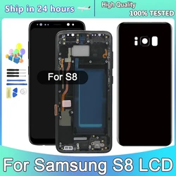 100% Tested S8 TFT LCD For Samsung Galaxy S8 G950 SM-G950FD Lcd Display Touch Screen Digitizer Assembly Replacement