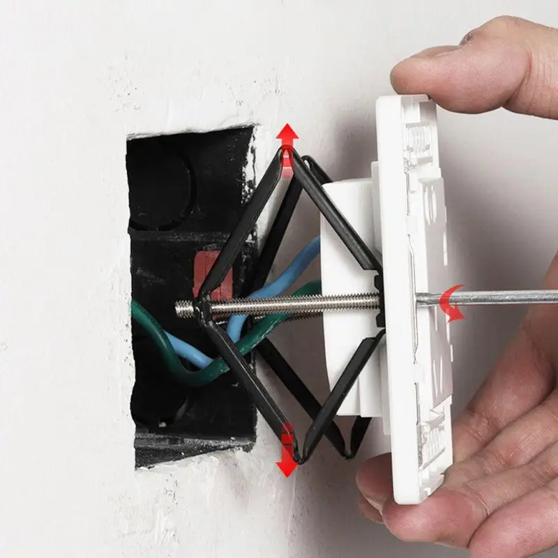 T8UC 4 Pieces 86mm Cassette Repairer Support Rod Wall Mounted Box Repair Tool Electrician Accessories