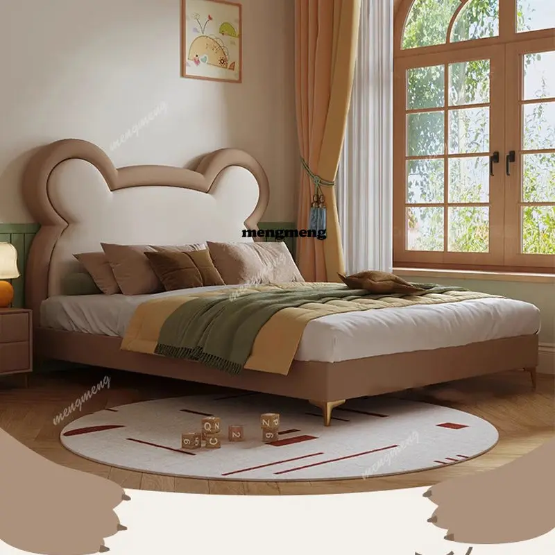 White Luxury Kids Beds Decoration Safety Normal Custom Wooden Kids Beds Single Modern Design Lettino Per Bambini Furniture Home
