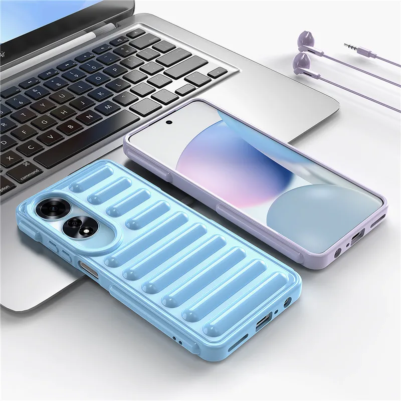 For OPPO A60 4G Case OPPO A60 4G Cover Soft TPU Capsule Bumper Shield Protective Back Phone Cases For OPPO A60 4G Funda Capa