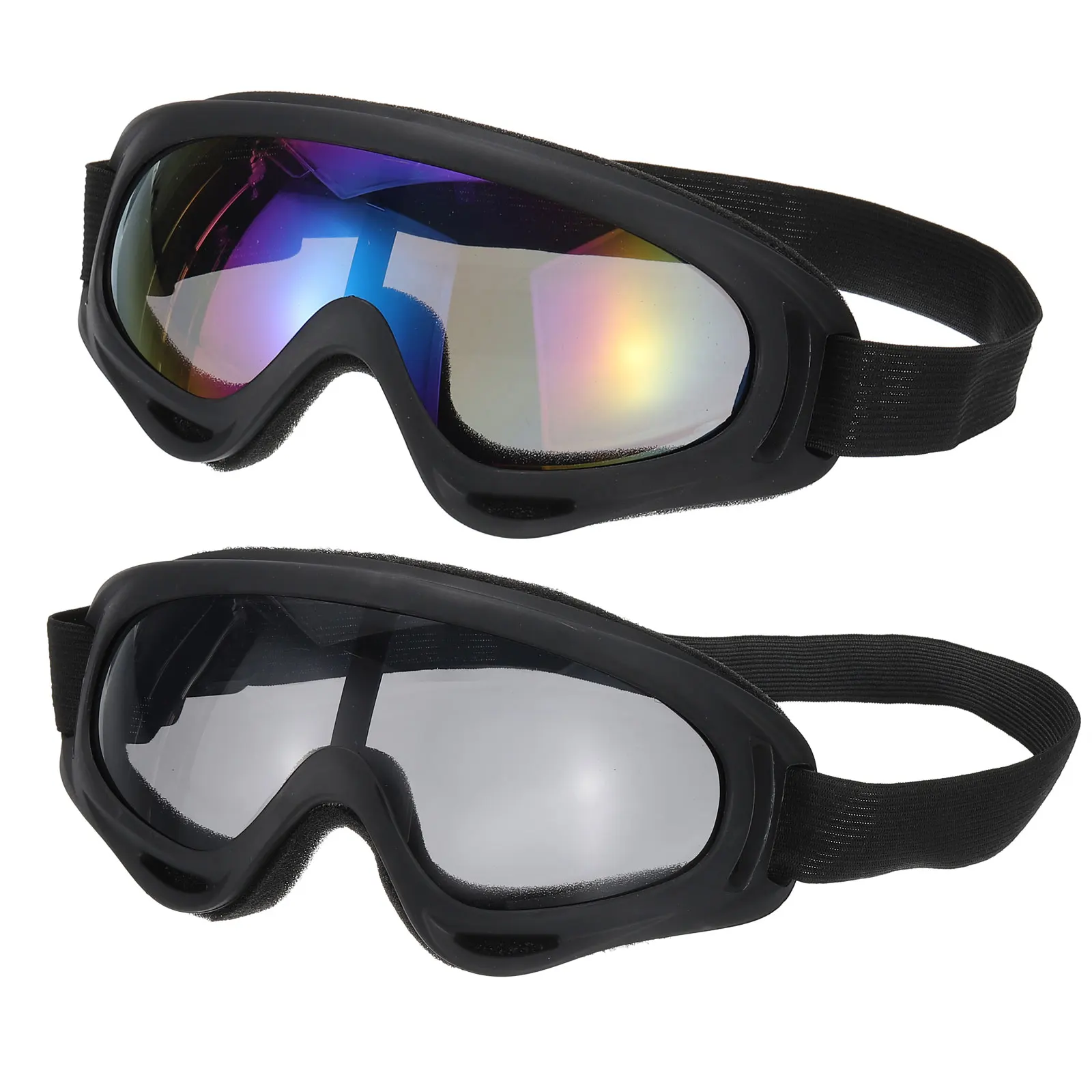 

2/3pcs Dirt Bike Goggles Motorcycle Goggles ATV Goggles Ski Goggles Racing Helmet Goggles Windproof for Sky Diving Ski Riding