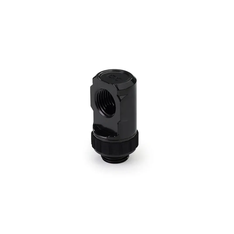 Alphacool Apex Grip Adapter 90° OT/IT G1/4 Rotatable Fittings For Modern Custom Water Cooling System,BlackSilver