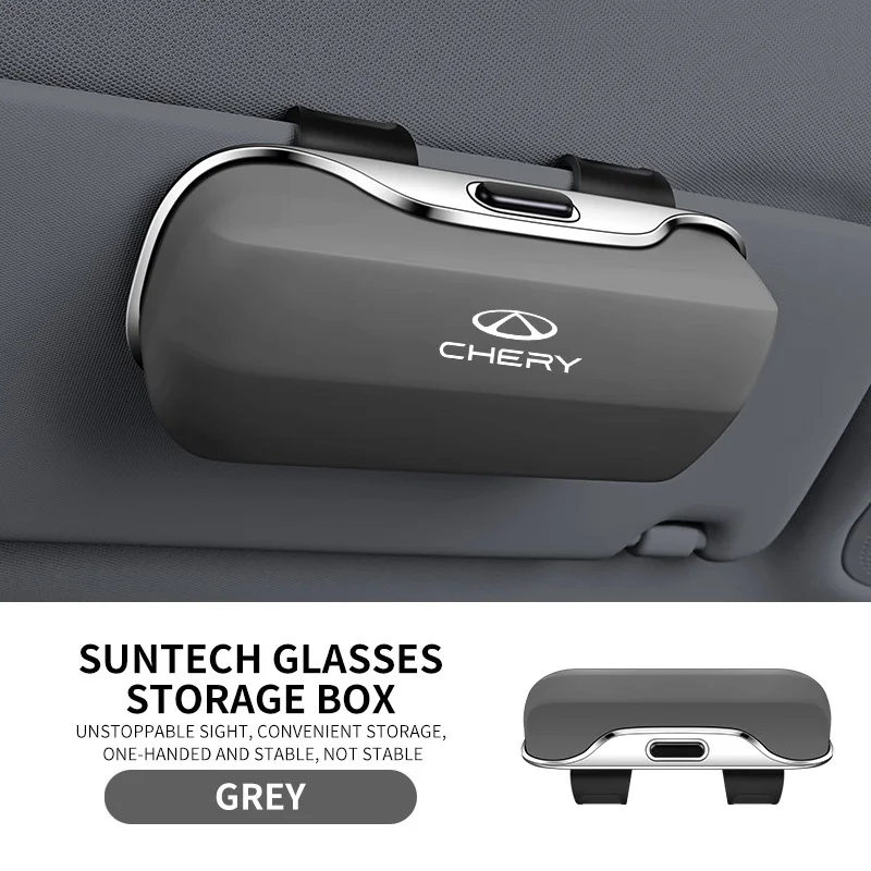 

For Chery Tiggo 4 2 8 7 Pro 5X J7 Omoda 5 Fulwin A8 Arrizo 8 5 Accessories Car Visor Sunglasses Car Glasses Case Glasses Clip