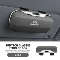 Para Chery Tiggo 4 2 8 7 Pro 5X J7 Omoda 5 Fulwin A8 Arrizo 8 5 accesorios visera de coche gafas de sol estuche gafas Clip