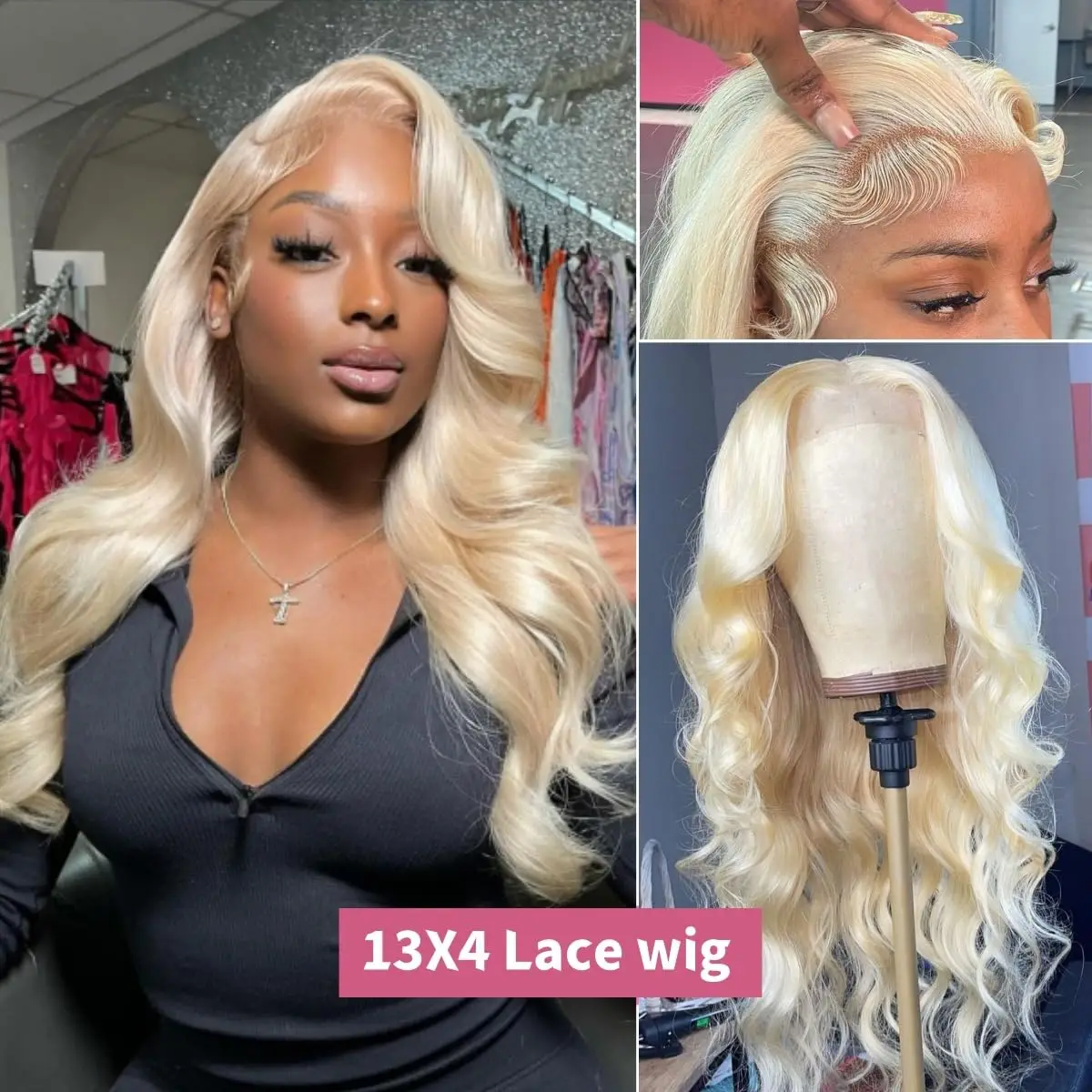 200 الكثافة 613 الجسم موجة باروكة من شعر طبيعي 30 40 بوصة 13x6 Hd الدانتيل شعر مستعار أمامي العسل شقراء ملونة شعر طبيعي مفرود الباروكات ل Wom