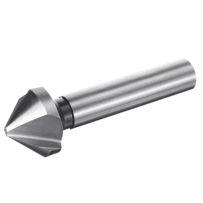 6 Chiếc 6.3-20.5Mm Chamfering Cấp Cối Xay Cắt 3 Sáo Vòng Vỏ 90 Độ HSS Mũi Khoan Deburring Thon Gọn mũi Khoan