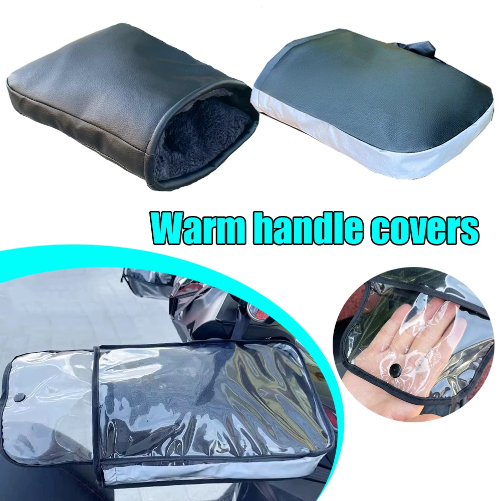 سميكة أفخم المقود قفازات الشتاء الدافئة ركوب الدراجات قفازات للدراجات النارية يندبروف قفازات مريحة لينة #1