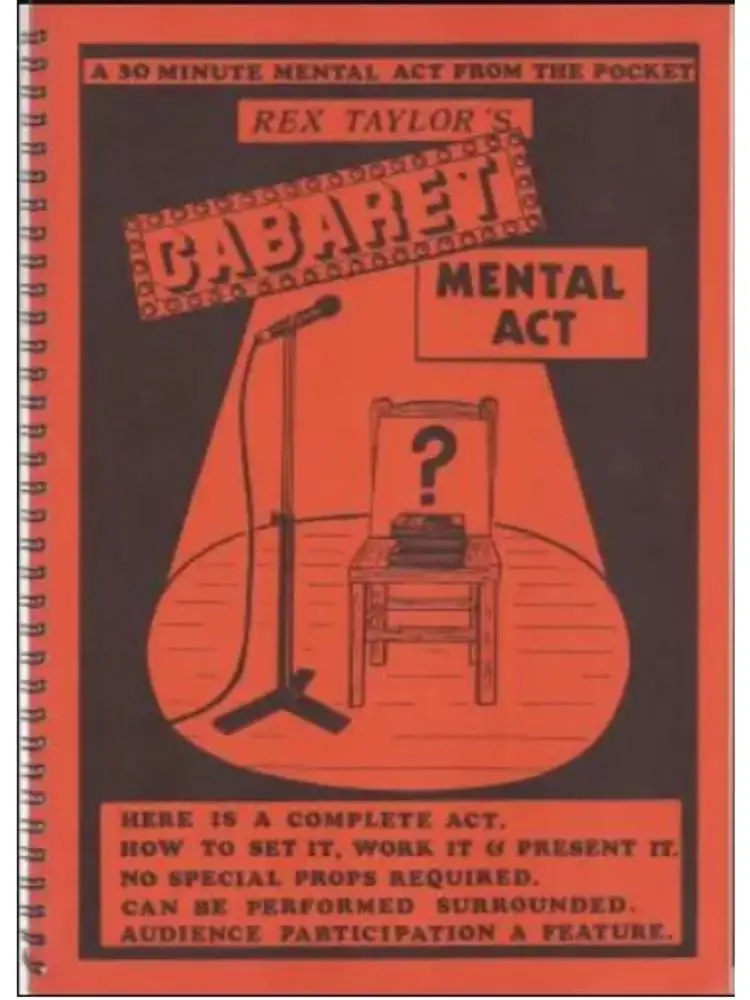 Act Mental de Cabaret de Rex Taylor-trucos de magia (descarga instantánea)