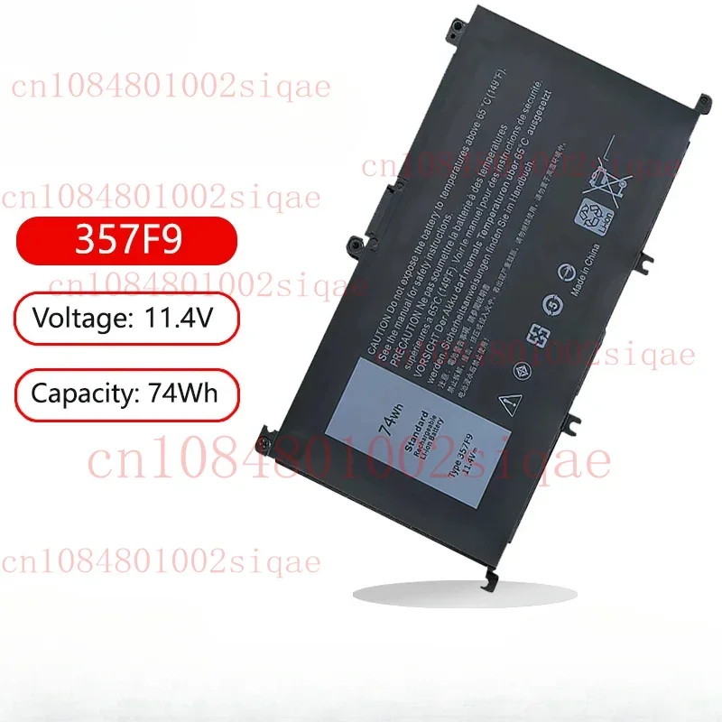 

Новый аккумулятор для ноутбука 357F9 71JF4 для Dell Inspiron 15 7000 7557 7559 7567 7566 7759 5576 5577 P57F P65F INS15PD-1548B 1748B I7559%