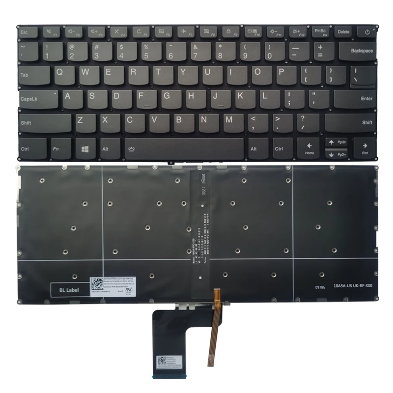 

New For LENOVO LdeaPad 720S-14 720S-14IKB Laptop US Backlit Keyboard 14"