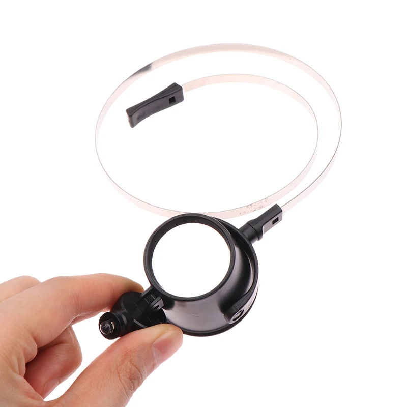 

Head Mounted 15X Repair Magnifier With LED Lamp Watch Jewelry Tool Adjustable Repair Magnifier Watchmaker Tools Accessories