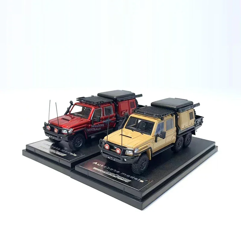 Autobots 1:64 Modell auto lc79 Doppelkabine 6x6 Offroad-Umrüstung Fahrzeug anzeige