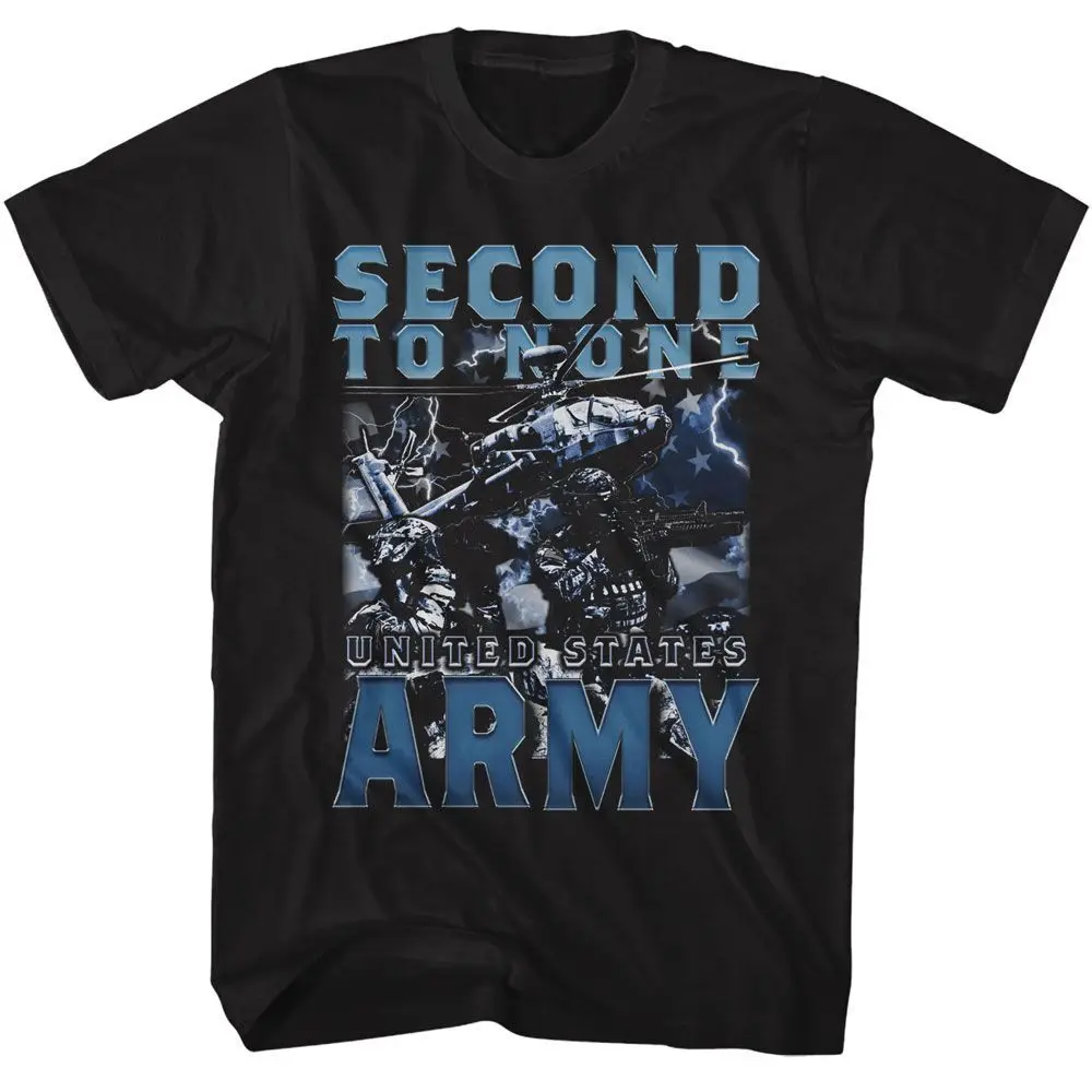 Army Second To None Black Brands T Shirt