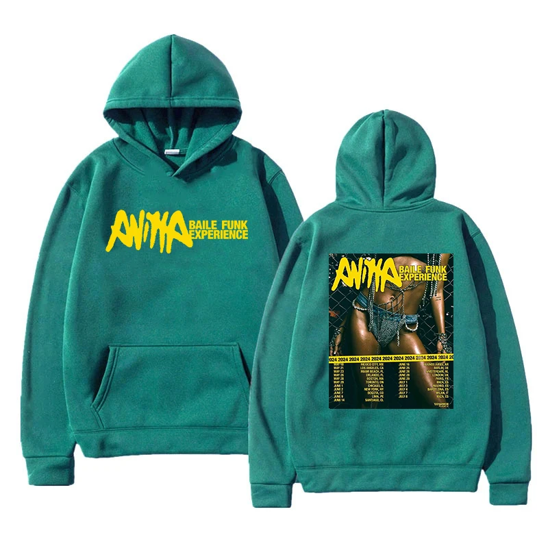 Anitta Baile Funk Experience Tour Hoodie Funny Women/men Hoodies Harajuku Aesthetic Unisex Fleece Pullover Sweatshirt Vintage