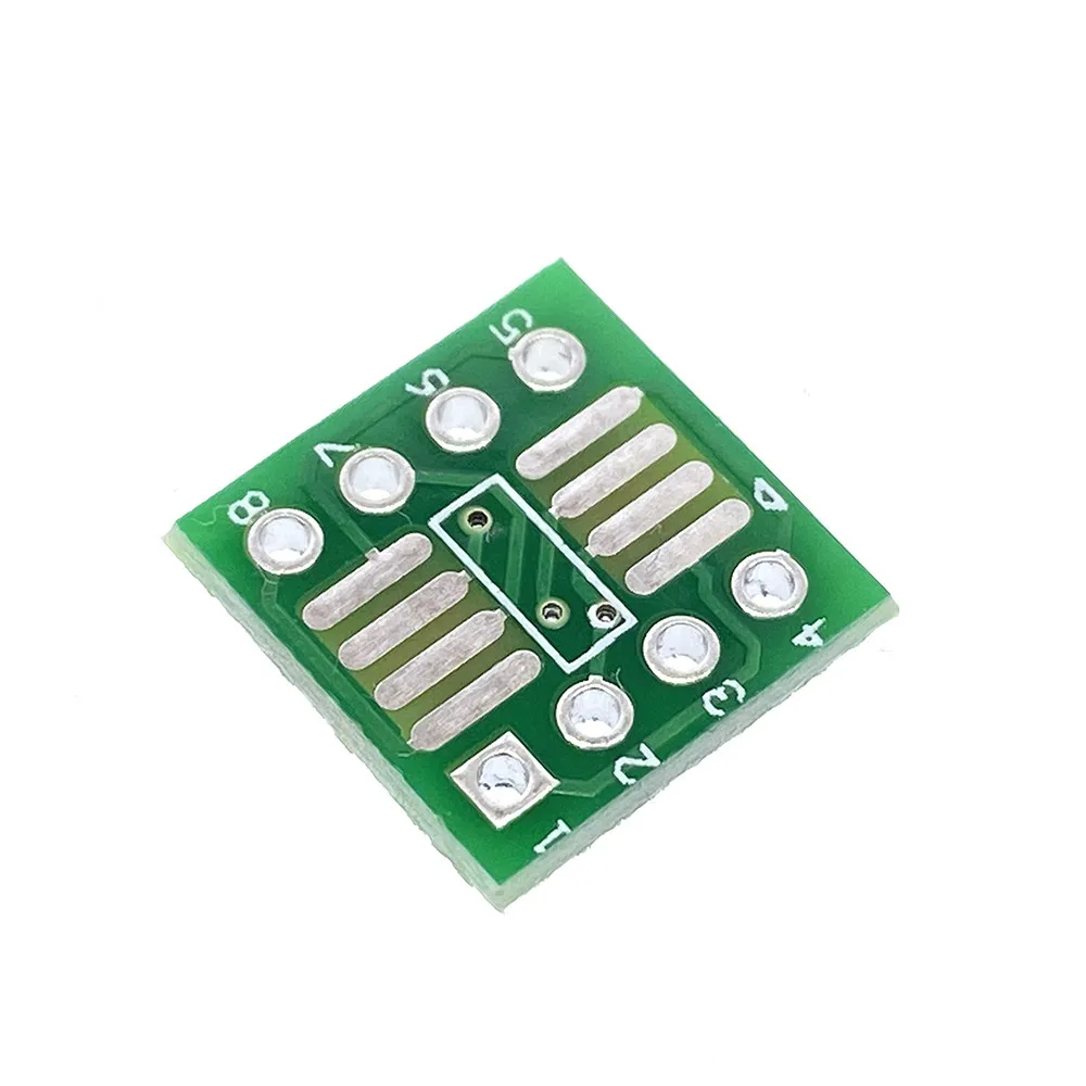 60pcs SOP8 turn DIP8 / SMD to DIP IC adapter Socket SOP8/TSSOP8/SOIC8/SSOP8 Board to DIP Adapter Converter Plate 0.65 1.27mm PCB