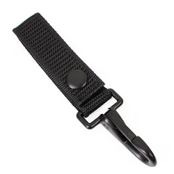 1pc moschettone tattico Nylon nastro portachiavi portachiavi MOLLE fettuccia sistema di sospensione cintura arrampicata Multi-funzione fibbia chiave