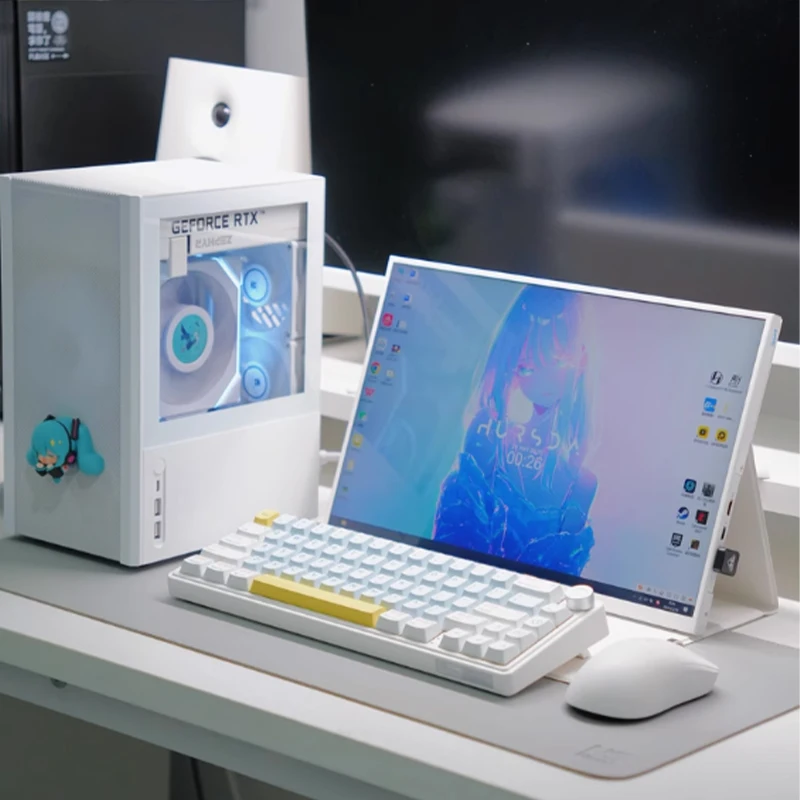 حافظة Itx صغيرة من سبائك الألومنيوم برج Cnc تبريد الهواء شبكة محمولة Sfx مكتب الألعاب سطح المكتب الإدراج المباشر حافظة شفافة جانبية