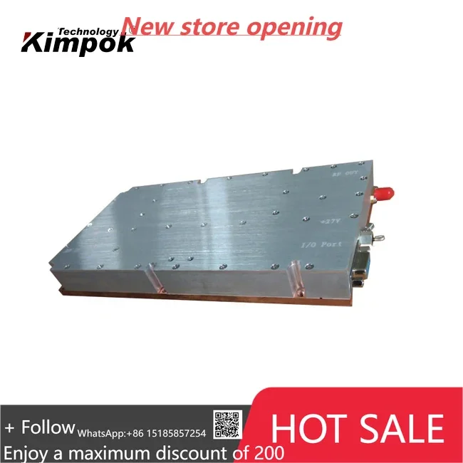 

100W RF Linear Power Amplifier 330-340MHz 50dBi Long Range PA DC 28V