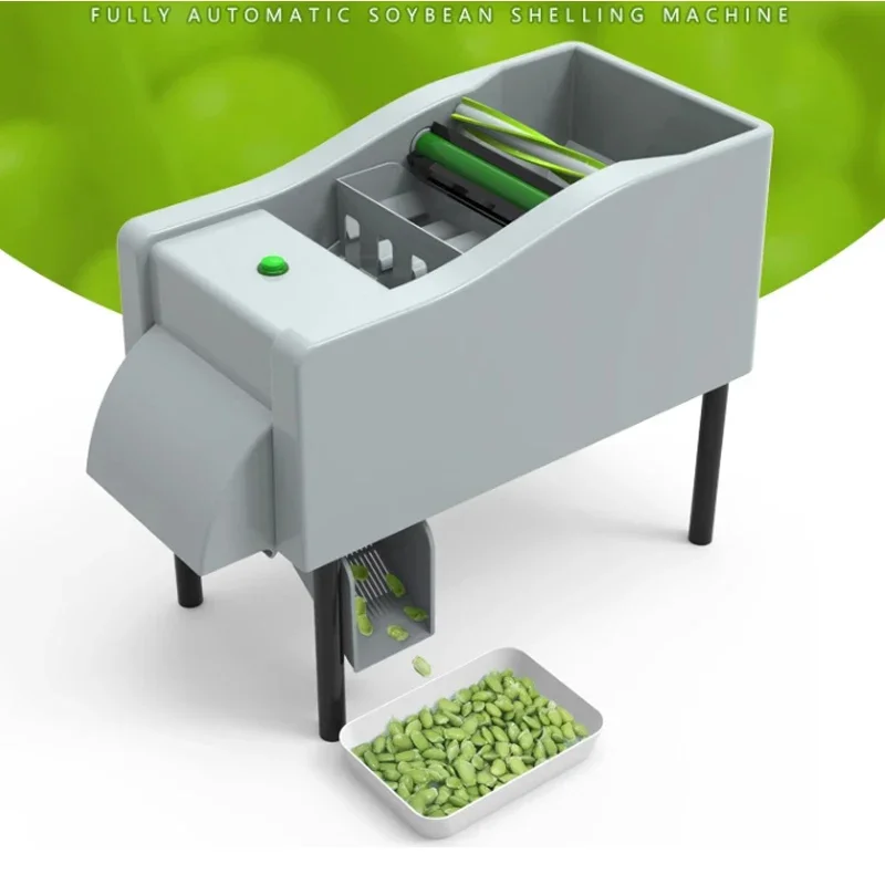 آلة تقشير Edamame Sheller الطازجة آلة تقشير Edamame فول الصويا الأخضر البازلاء تقشير وقصف آلة Edamame