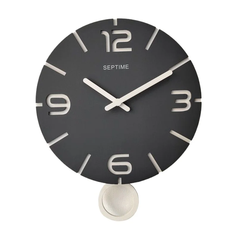 

Modern wall clock Living room quartz clock, wall-mounted silent clock