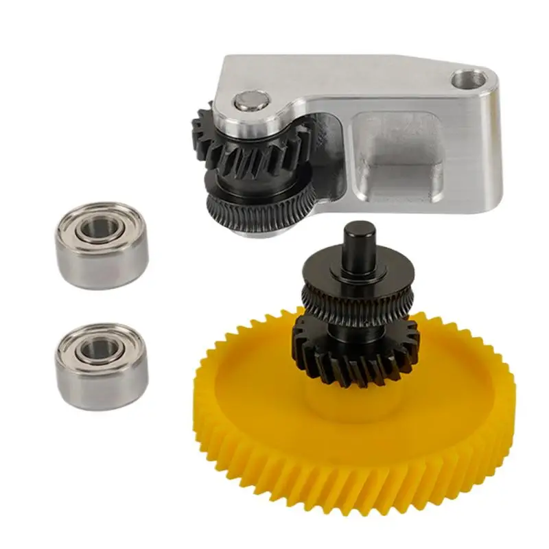 Extruder Gear For 3D Printer High Precision Hot End Gear Extruder Gear Assembly Hardened Steel Replacement Hardware Kit