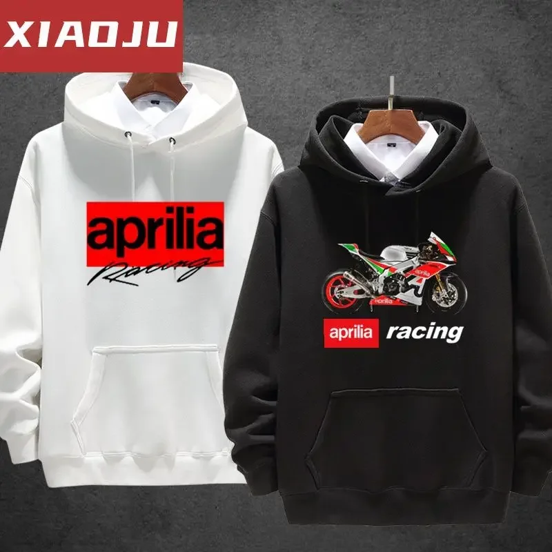 High Quality Apulia Aprilia Hooded Sweater Motorcycle Heavy Locomotive Culture Clothes Men\'s and Women\'s Fleece Jacket Top