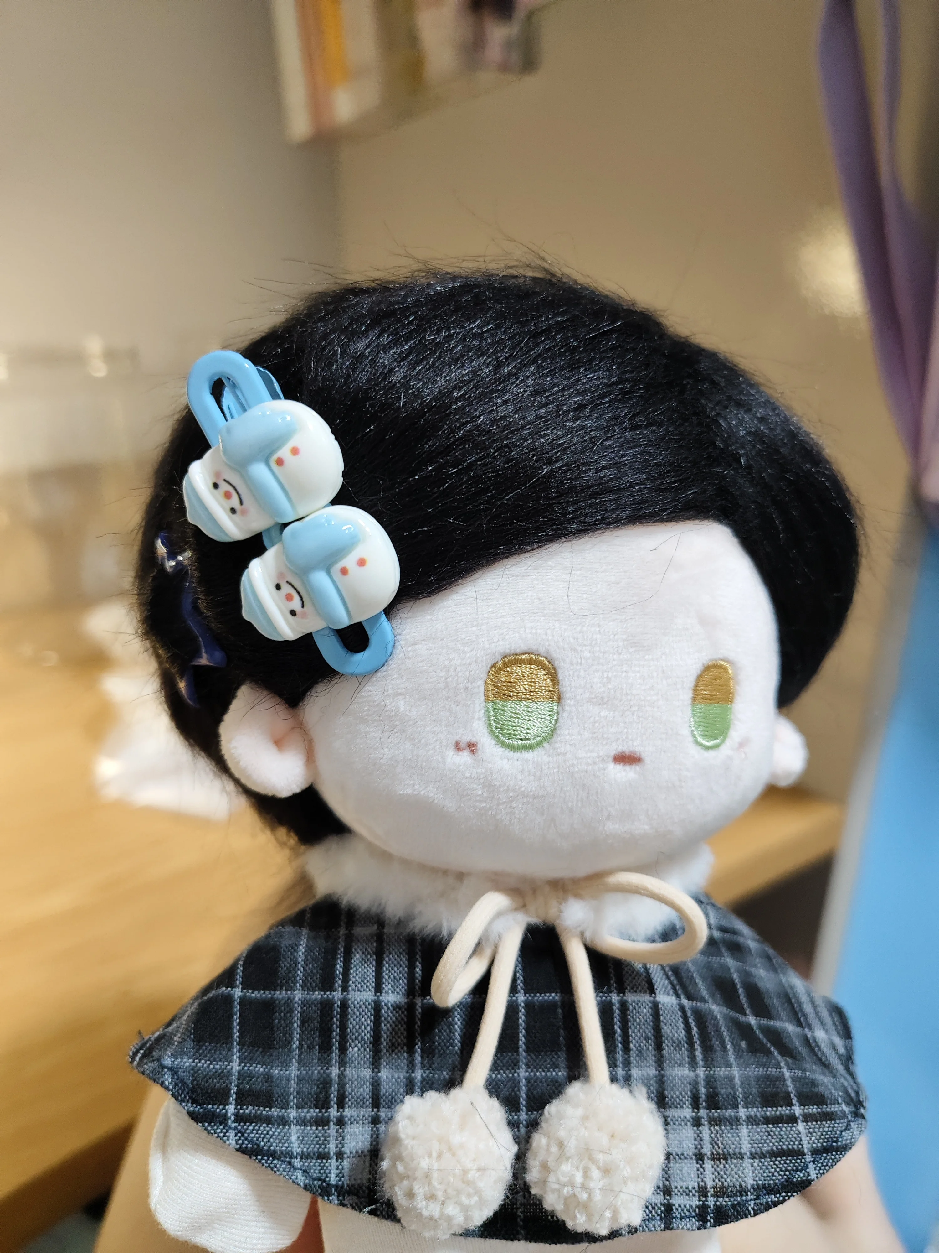 4 قطع الحب والمساحة العميقة Zayne Zaynie الراتنج دبوس الشعر الجبين الانفجارات زائد الجانب كليب قطرة الماء دبوس الشعر الإناث إكسسوارات الشعر