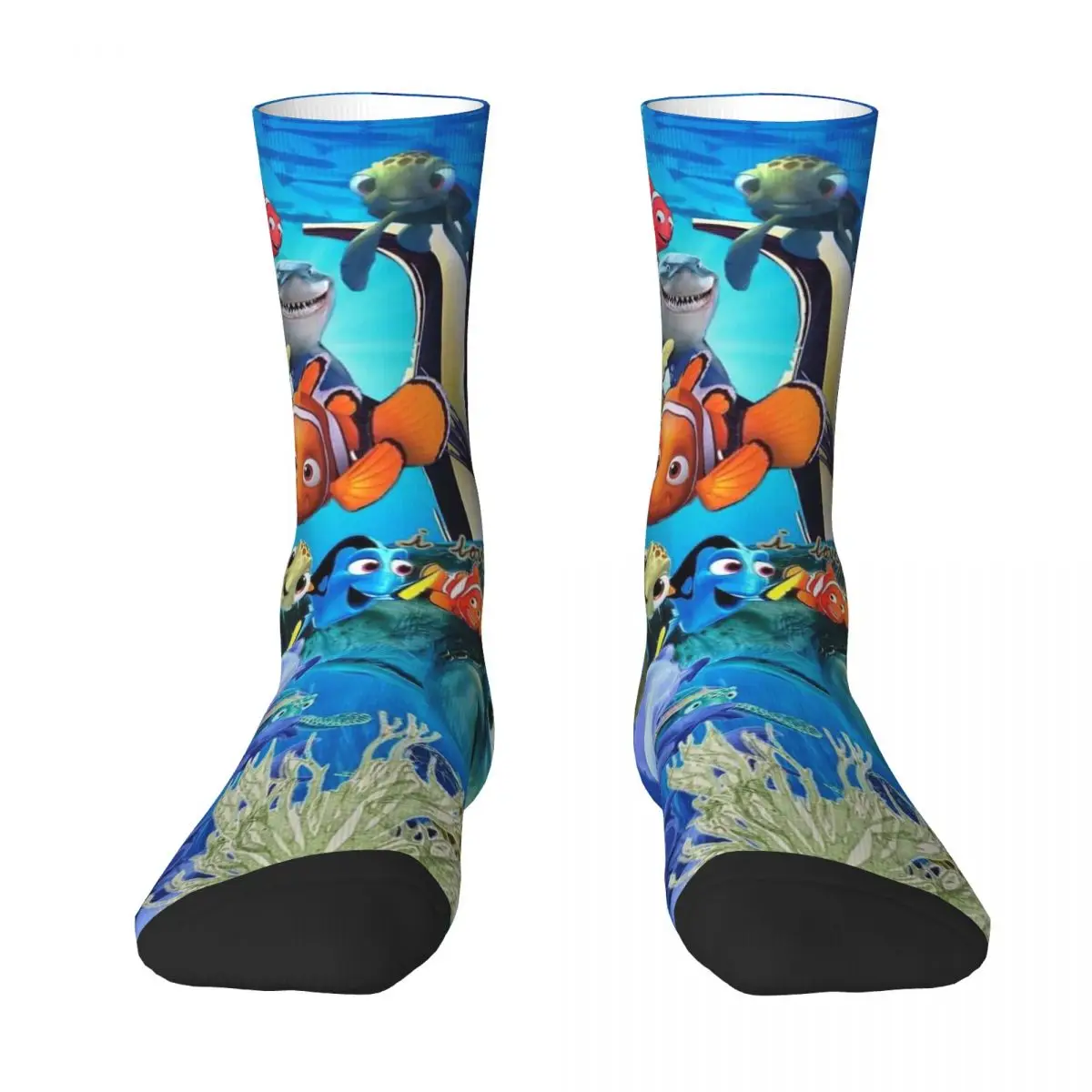 Finding Dory Socks Harajuku High Quality Stockings All Season Long Socks Accessories for Man's Woman's Christmas Gifts