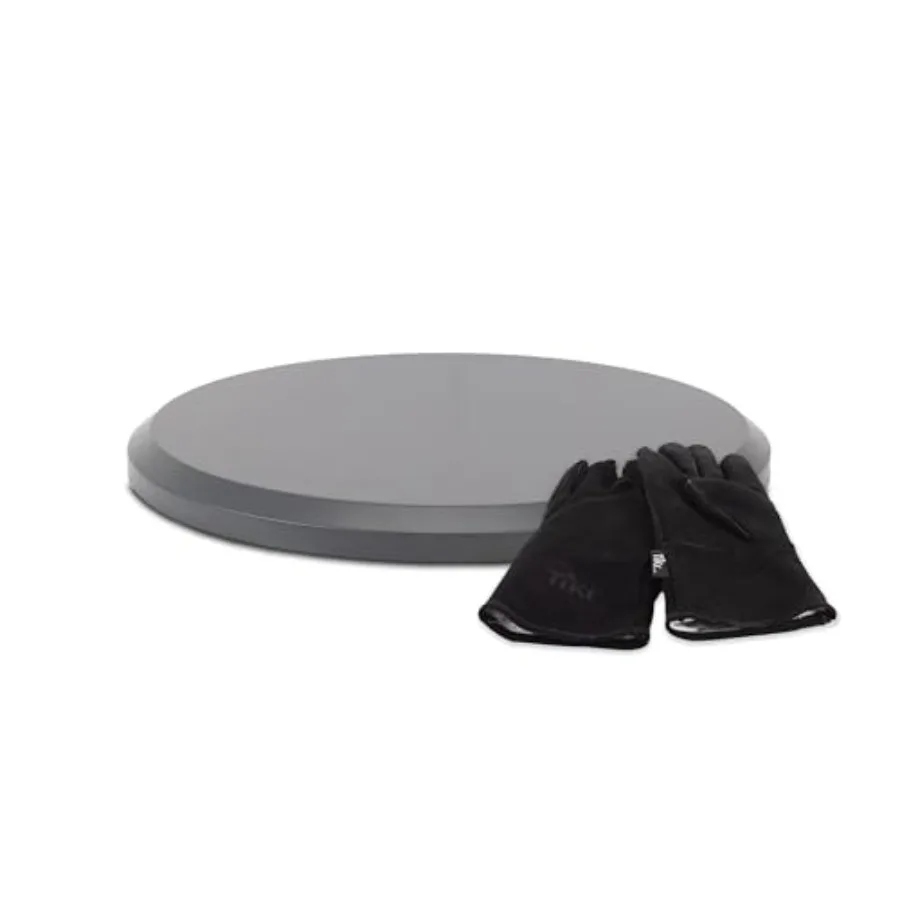 

and Huddle Cover - 21" Durable Powder Coated Steel Lid - Weather-Resistant Outdoor Protection - Converts into - and Backyard Ac