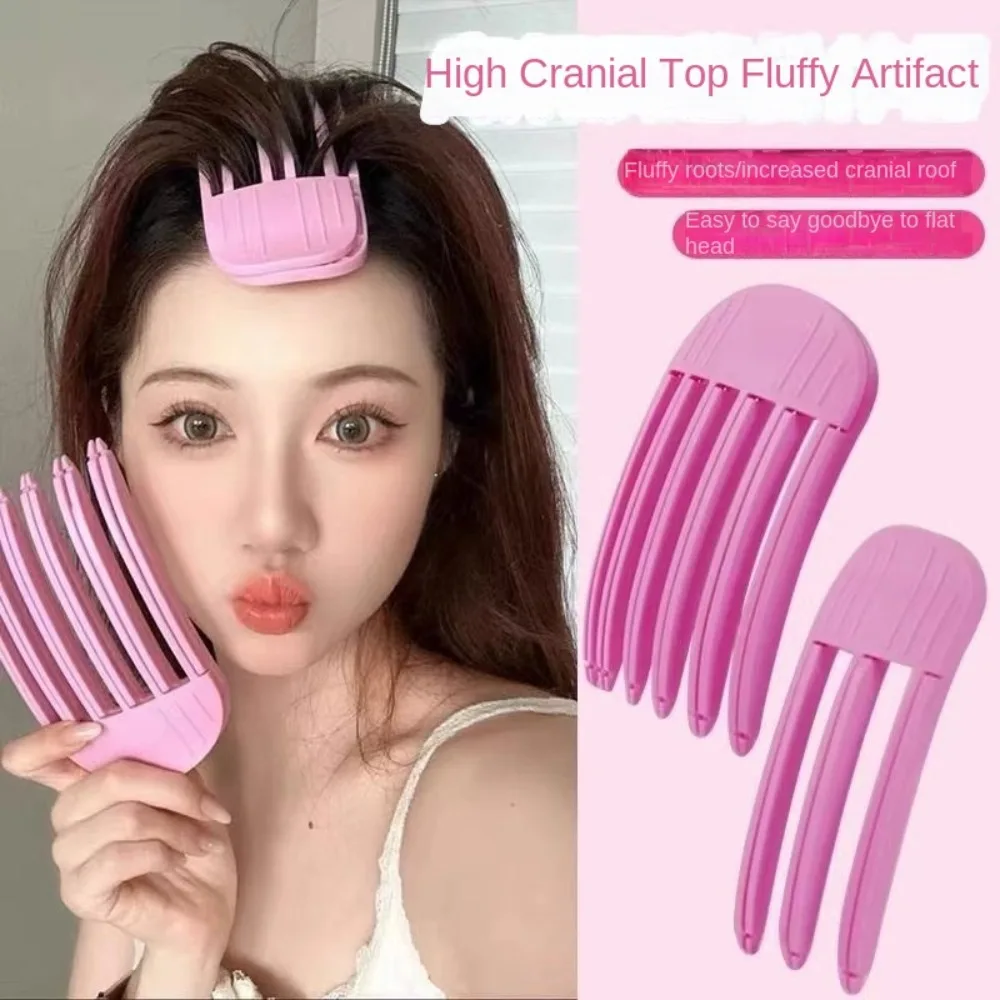 1Set Comb Design Top Hair Pad Anti-slip High Cranial Heightened Invisible Hair Pin Decorative Hair Barrette Styling Tool