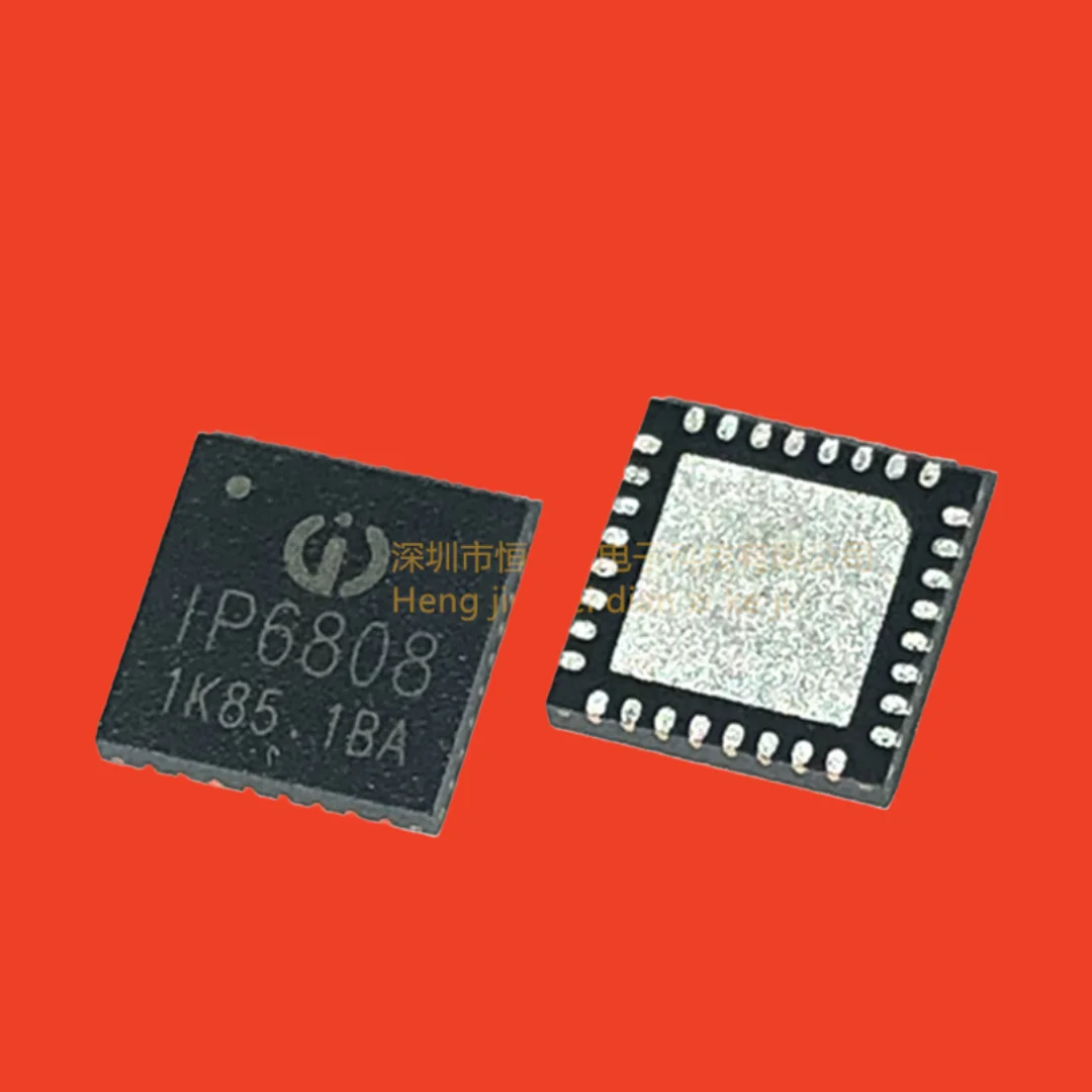 10PCS/New Original IP6808 Wireless Charging Power Management IC Chip Patch QFN-32 5W-15W English Core