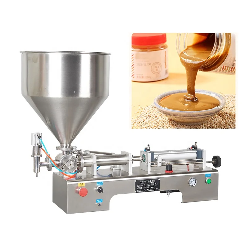 10 مللي 50 مللي 100 مللي 1000 مللي الآيس كريم حشو المياه السائل العسل المربى شراب عصير صلصة تعبئة آلة