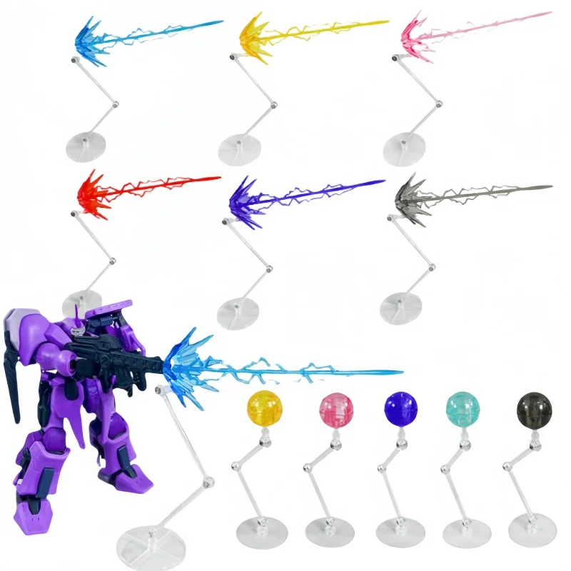 Image of Anime Action Figure DIY Shock Welle Genki Bomben Spezielle Kampf Szene Basis Spiel Display-ständer Montage Modell Spielzeug für Kinder
