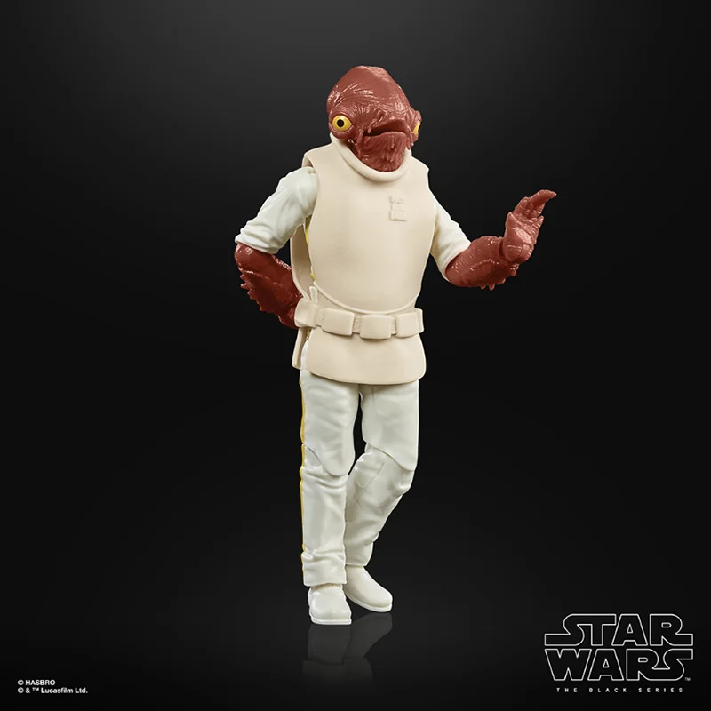 Original 40th Anniversary Aftab Ackbar Action Figures Toys 6 Inch Movable Statue Model Doll Collectible Ornaments Gifts