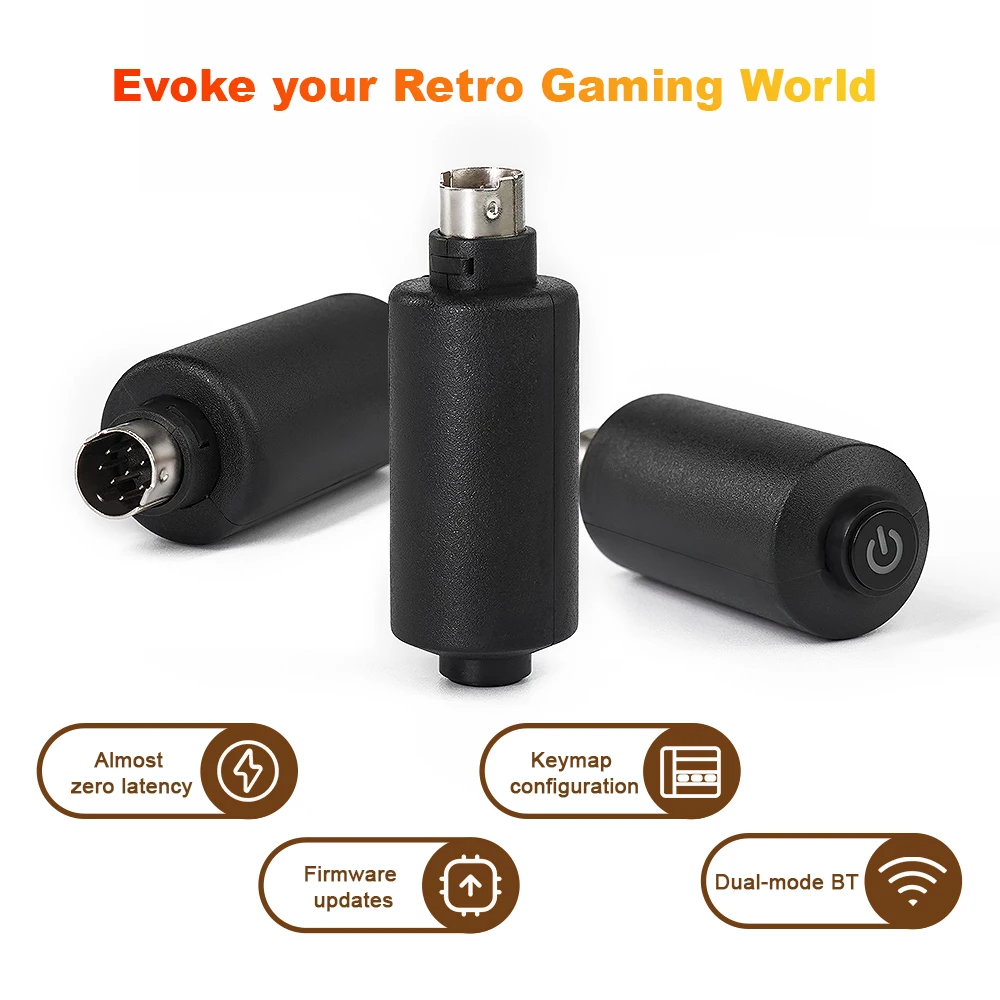 BlueRetro Wireless Game Controllers Adapter For PC Engine/CoreGrafx/CoreGrafx II consoles