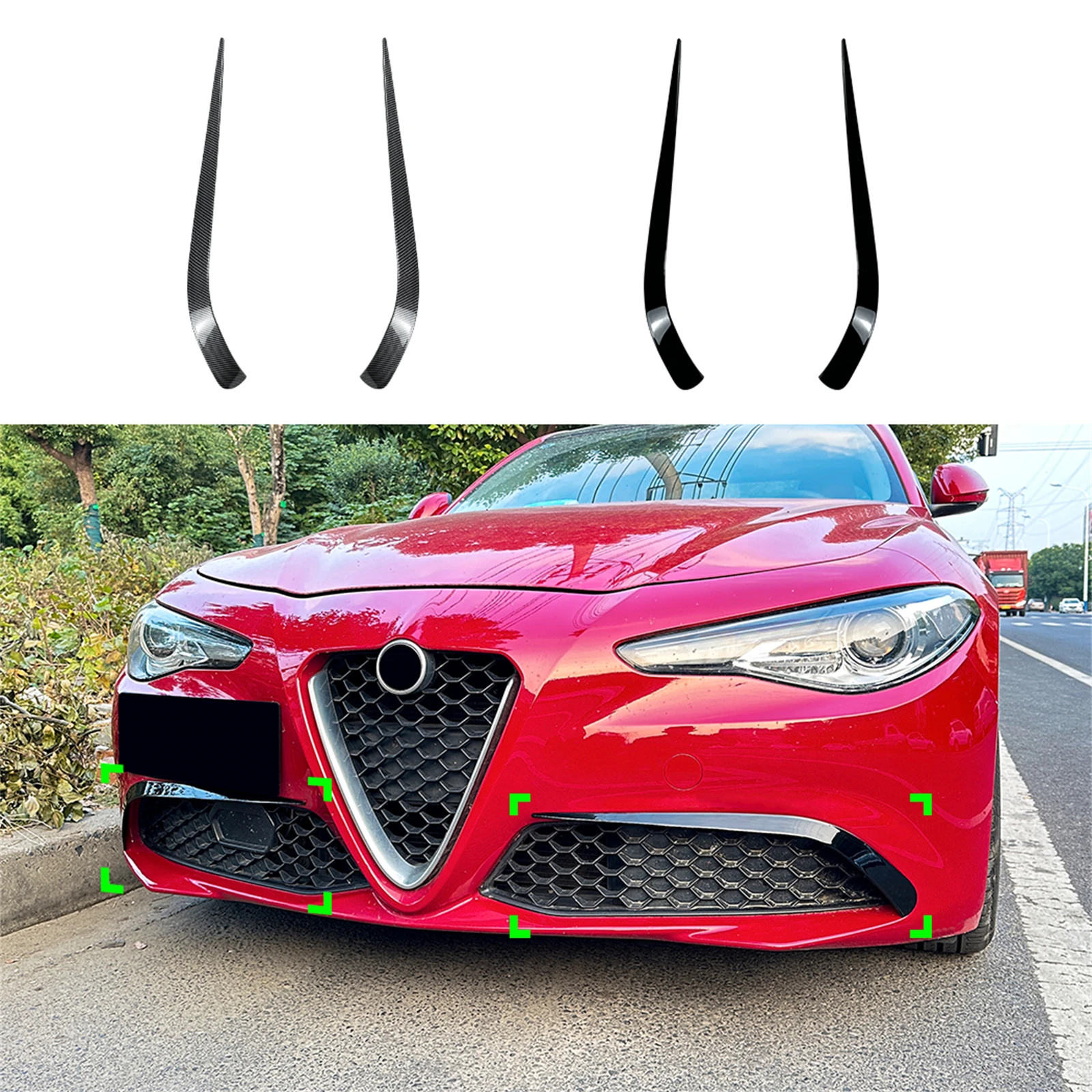 2 Pcs Car Front Sid…