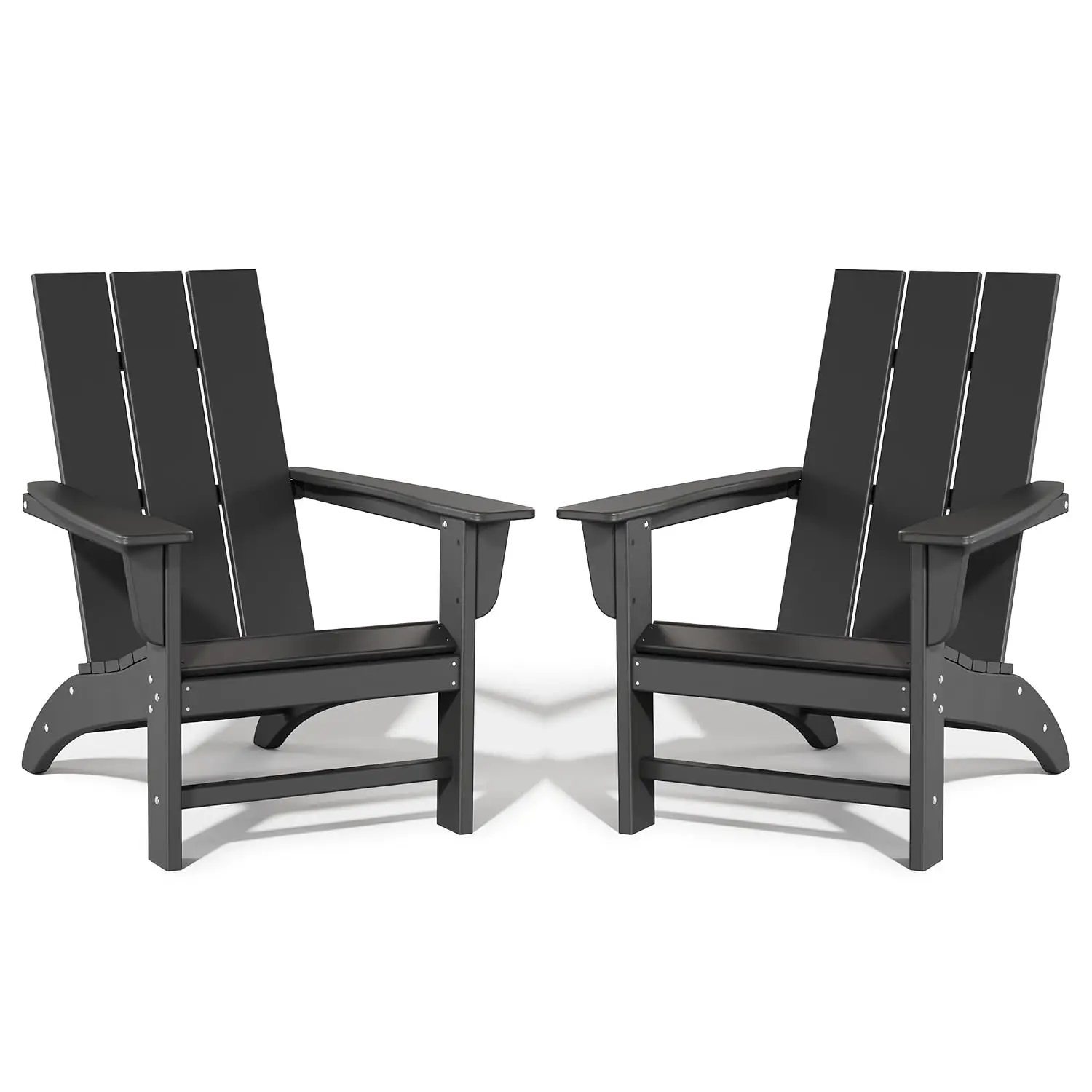Poly Lumber Adirondack Chair Set of 2 with Cup Holder, Customized