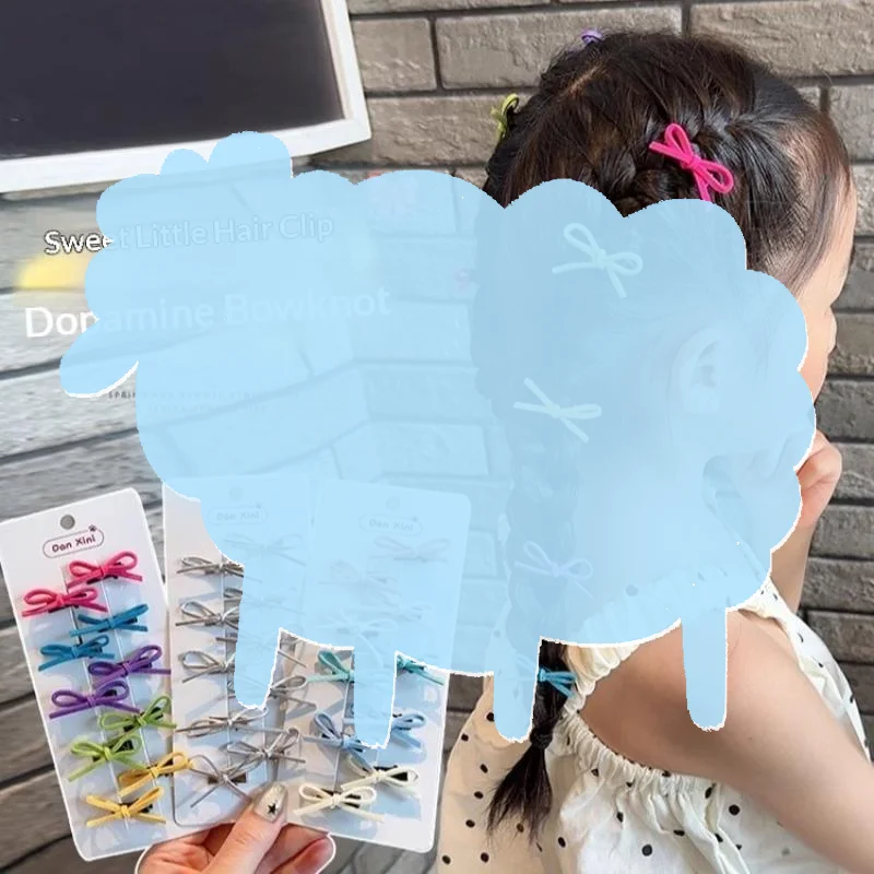 Travel Accessories For Toddlers - 10 Stück süße Haarspangen mit Schleifen,