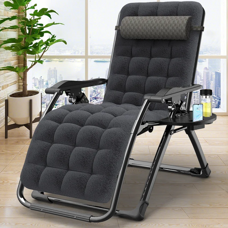 Household foldable chair lazy backrest rotating chair sand