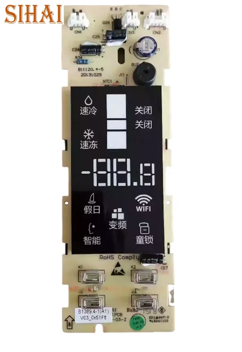 

Используется для MeiLing, компьютерная плата для холодильника B1389.4-1, панель дисплея, тачпад, плата питания, плата управления
